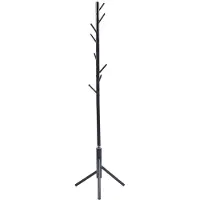 Molecule Porte-manteau sur pied Kassie | Ø48 x 174 cm | Noir / Métal
