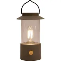 Anna's Collection Lanterne LED Anna's Collection, couleur taupe, 24 x 9 cm, alimentée par USB