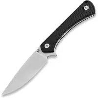 Böker Magnum Brasa 02BM0002, Stonewashed 440C, Black G10 couteau fixe, Thomas Ward design