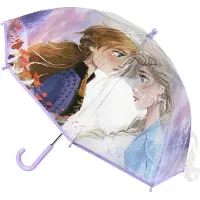 Disney Frozen II - Regenschirm Poe manuell, 45 cm, Fliede