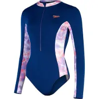 Speedo Maillot De Bain Long Sleeve Panel