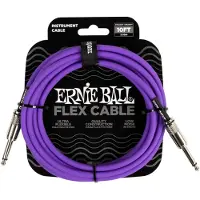 Ernie Ball Câbles Instrument Flex Jack/jack 3M Violet