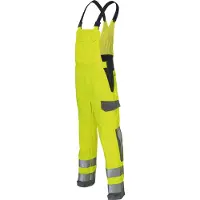 Kübler Latzhose PROTECTIQ HIGH VIS ARC2 PSA 3 warngelb/anthrazit Form 3394 Grösse 50