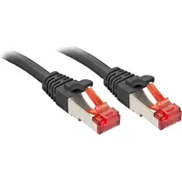 Lindy 47783 Câble Cat6 S/FTP, noir, 10m de cordon de brassage