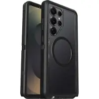 Otterbox Defender Samsung Galaxy S25 Ultra Back Cover avec Aimant Transparent avec Bord Noir