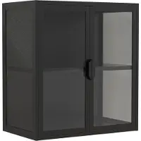 VCM acier vitrine murale vitrine suspendue vitrine en verre vitrine murale vitrine en verre 65x60x35 cm Floka S