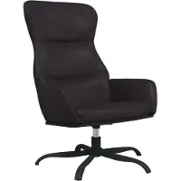 vidaXL Fauteuil relax noir similicuir