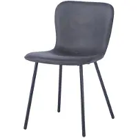 Molecule Chaise de salle à manger Suzanna-gris foncé