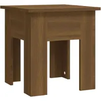 vidaXL Table basse marron imitation chêne 40x40x42 cm Bois composite