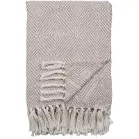 House Nordic Cort Plaid - Ivory/Beige Cotton Design B