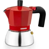Monix M863103 Italian Coffee Maker Rouge