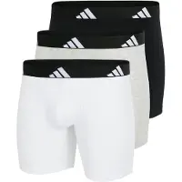 Adidas Boxers gris / noir / blanc