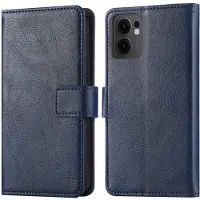 IMoshion Étui de télephone portefeuille de luxe Oppo Reno 13 F (5G) - Bleu foncé