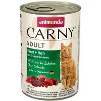 Animonda Carny Bœuf, cerf et airelles rouges 6 x 400 g