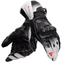Dainese Fiero Metal Noir Rouge Lave Blanc Gants Taille XS