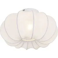 QAZQA Plafonnier Japandi blanc 37cm - Plu Asyesha