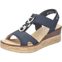 Rieker Sandales bleu nuit