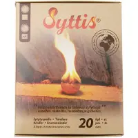 Syttis allume-feu ronds, 20 pièces