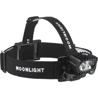 Moonlight - Lampe frontale - Bright as Day 2000 en Aluminium - Noir