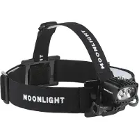 Moonlight - Lampe frontale - Bright as Day 800 en Aluminium - Noir