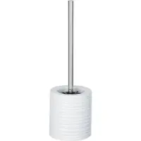 Wenko Brosse WC Mila 12 X 40 cm Céramique Blanc 2 pièces