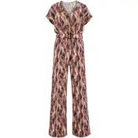We fashion Combinaison beige clair / marron châtaigne / pueblo / brocart