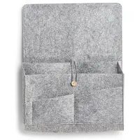 Zeller Organiseur en non-tissé gris 40x7x30cm
