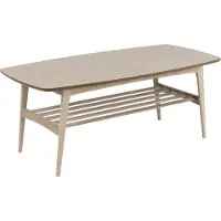 Ebuy24 Woodstock table basse 1 étagère blanche.