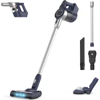 Erikssøn Stick hoover Air Pro Elite 9000 - Sans fil - Sans sac sur batterie - Gris/Bleu