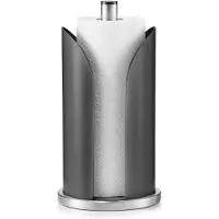 Zeller Dérouleur de cuisine - Zeller - Acier noir mat - 28.4 x 15.8 x 15 cm - Inox - Métal