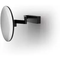 DECOR WALTHER Miroir à Maquillage Decor Walther VISION R Non-Eclairé 5X Modèle Mural Noir Mat (5x Grossissement)