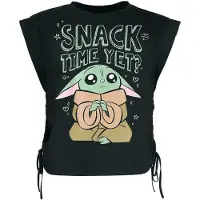 Star Wars Top Disney de - Grogu - Snack Time Yet? - M - XXL - pour Femme - noir - Taille XL
