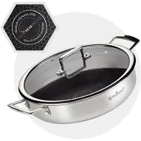 Rosmarino Casserole basse avec couvercle HexaPRO - 28 cm