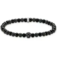 Thomas Sabo Bracelet 'Talisman Armband Positive Energie' noir