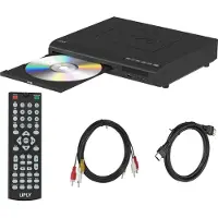 UPLY Lecteur DVD avec HDMI - - Full HD - Télécommande incluse - USB - Noir
