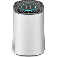 Erikssøn Elite Air Purifier - Filtre HEPA-14, Ioniseur - 240 m³/h - Pour les allergies, la poussière et le rhume des foins - Blanc