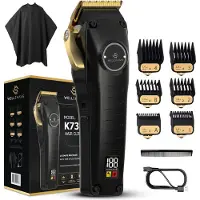 Wellshave Clippers Men Pro - Tondeuse pour tête et barbe - Tondeuse hommes cheveux - Tondeuse cheveux hommes - Tondeuse cheveux - Tondeuse