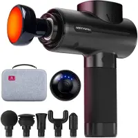 Northwall Masseur - - Pistolet de massage - 6 accessoires - Relaxation - Sans fil