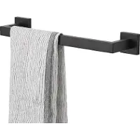 S.old Porte-serviettes - acier inoxydable - Accessoires de salle de bains - Accessoires de cuisine - Noir mat - 40 cm