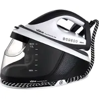 Fer à vapeur - 3100W - Réservoir d'eau de 1,5 L - Cordon d'1,9 m - Noir/blanc