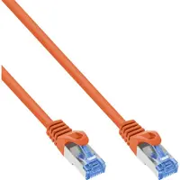 InLine Câble patch, Cat.6A, S/FTP, TPE (LSZH), CCA, orange, 5m