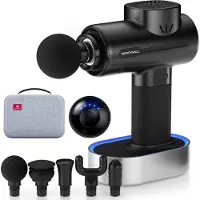Northwall PRO - Pistolet de massage - Professionnel - Appareil de massage - Pistolet de massage avec étui et station d'accueil - 5 accessoires