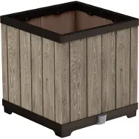 Keter Donica ogrodowa w kolorze ashwood 262635 (45.50 x 45.50 x 45.50 cm)
