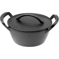 Le Creuset BBQ Outdoor Collection 21274250000005 Cast Iron Stewing Pan, cocotte, 25 cm, 4L