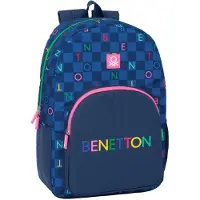 Safta Sac à Dos Benetton Damero 19.30l 27x33x10 Cm