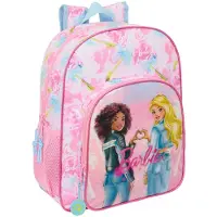 Safta Barbie Painterly 15l 27x33x10 Cm Backpack Rose Enfants