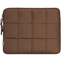 Selencia Pochette ordinateur Puffy 13-14 pouces - Mocha Brown
