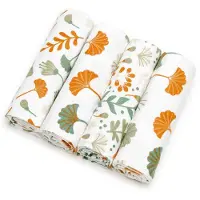 T-Tomi Cloth Diapers Ginkgo Leafs couches lavables 76x76 cm 4 pcs