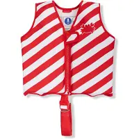 Swim Essentials Gilet de natation - 15-19 kg - Rouge/Blanc Crabb - - 2-3 ans (92-98) - Gilet de natation