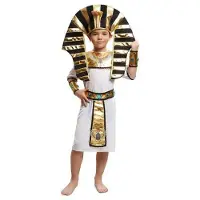 MOM Gold Egyptian Costume Doré 5-6 Years Enfants